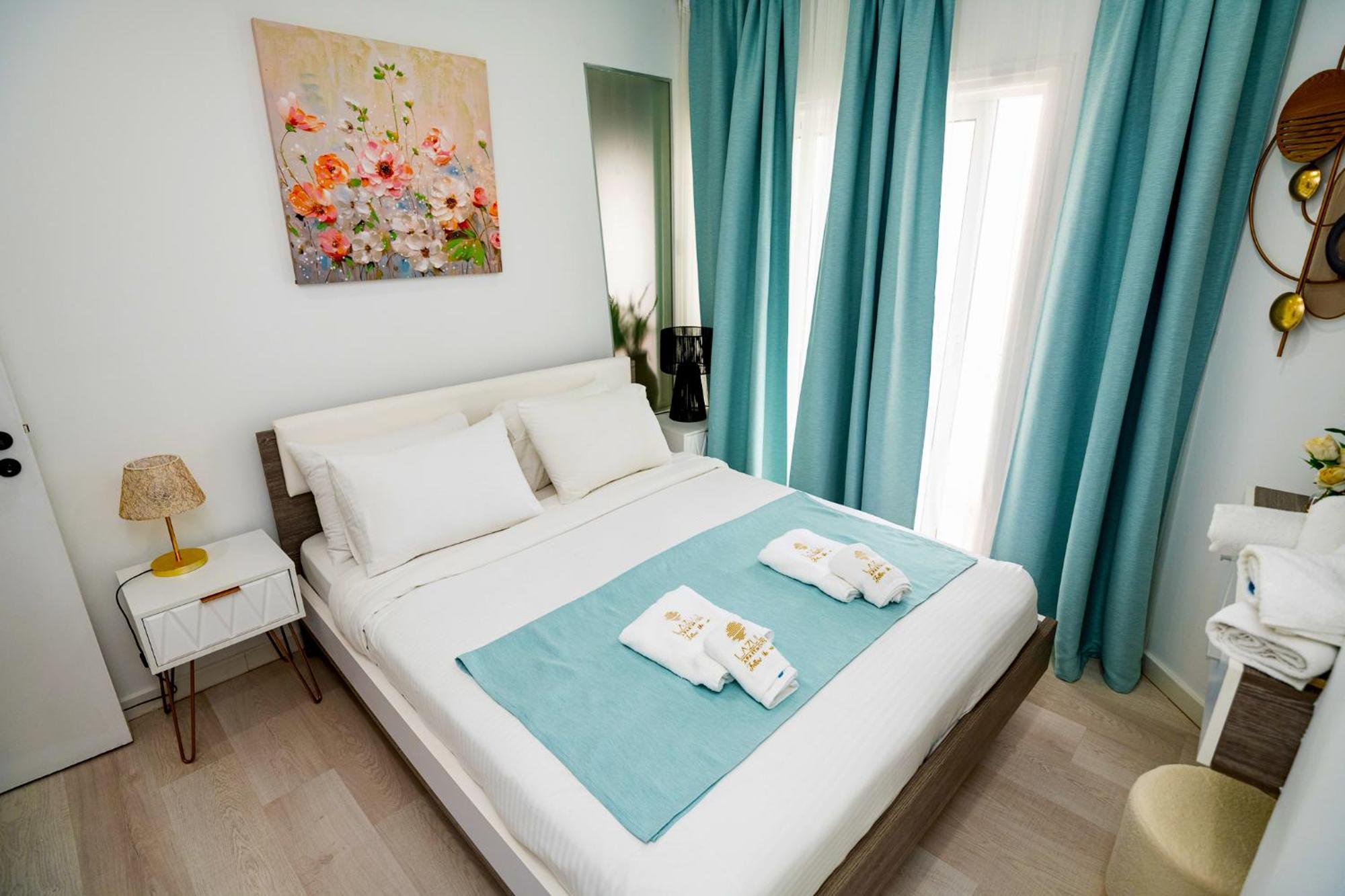 Lazuli Sea View Beachfront Ap 21 Larnaca Bagian luar foto