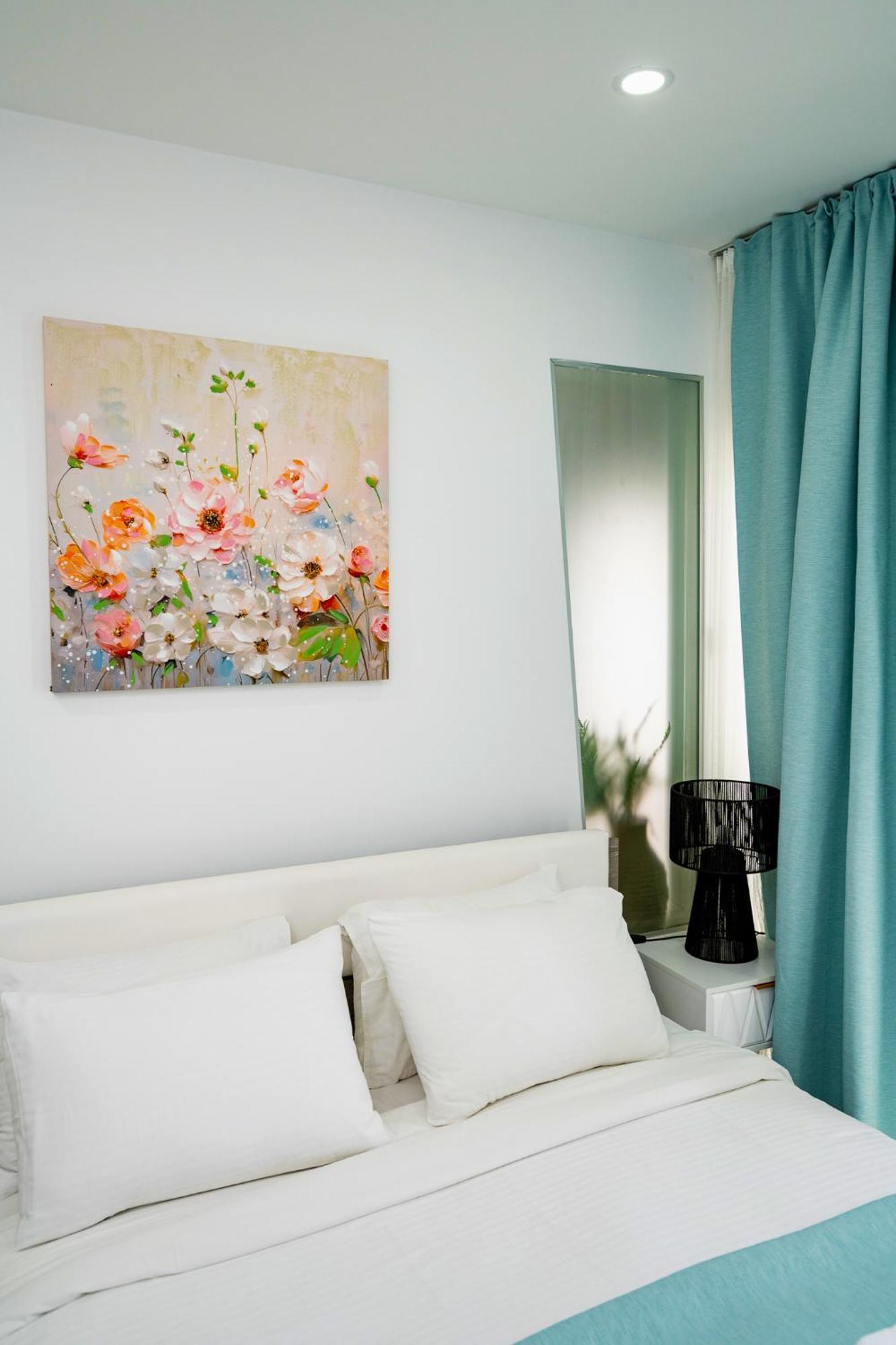 Lazuli Sea View Beachfront Ap 21 Larnaca Bagian luar foto